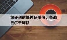 匈牙利前锋神秘受伤，备战巴尔干球队的简单介绍